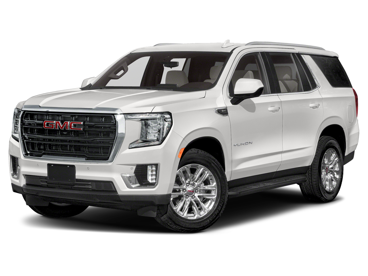 2023 GMC Yukon SLE in Onyx Black — front three-quarter view